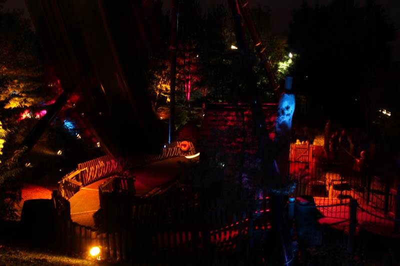 Black Buccaneer Nighttime 02 - Past Rides & Attractions